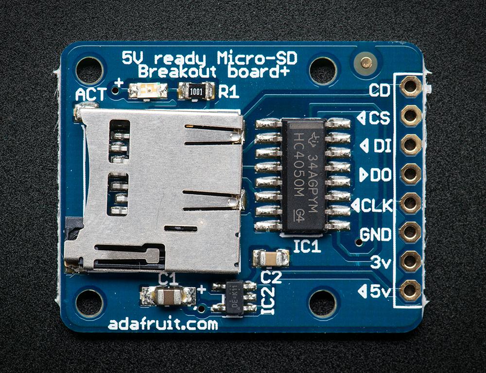Adafruit Micro SD breakout board Anibit Technology